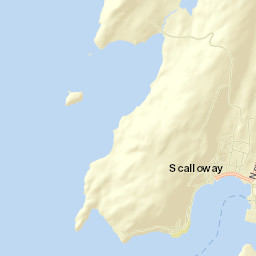 Scalloway Street Map
