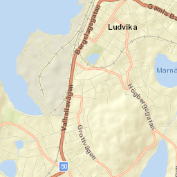 Ludvika Street Map