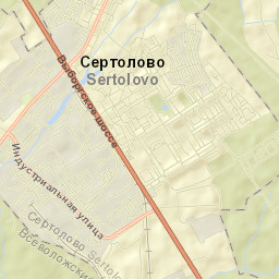 Sertolovo Street Map