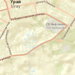 Uray Street Map