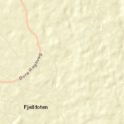 Fjellfoten Street Map