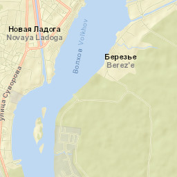 Novaya Ladoga Street Map