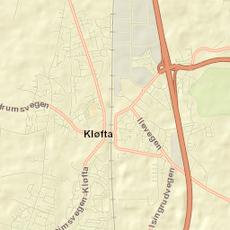 Kløfta Street Map
