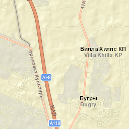 Bugry Street Map