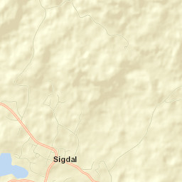 Sigdal Street Map