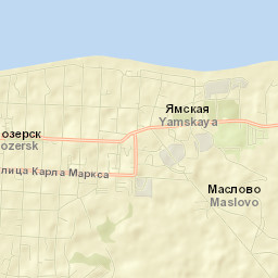 Belozërsk Street Map
