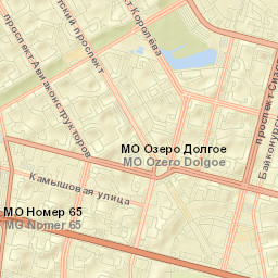 Komendantsky aerodrom Street Map