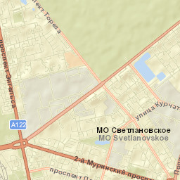 Svetlanovskiy Street Map