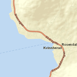 Rosendal Street Map