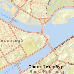 Saint Petersburg Street Map