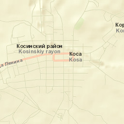 Kosa Street Map