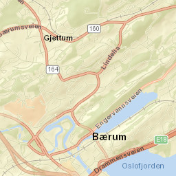Bærum Street Map