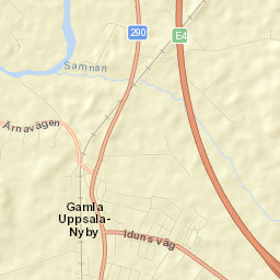 Gamla Uppsala Street Map