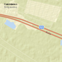 Sinyavino Street Map