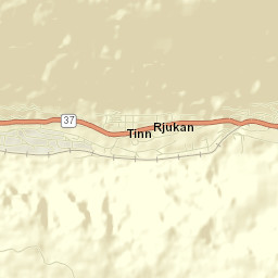 Rjukan Street Map