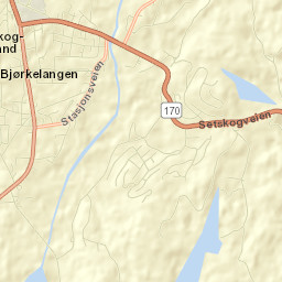 Bjørkelangen Street Map