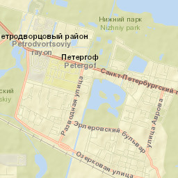 Peterhof Street Map