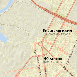 Avtovo Street Map