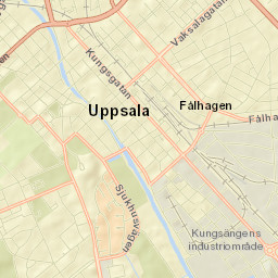 Uppsala Street Map