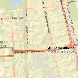 Kupchino Street Map