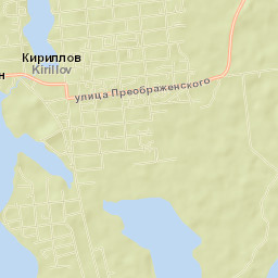 Kirillov Street Map