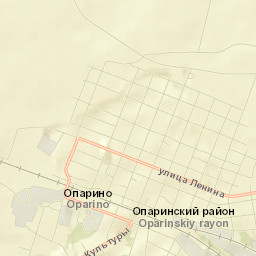 Oparino Street Map