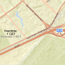 Dachnoye Street Map