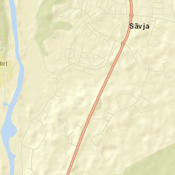 Sävja Street Map