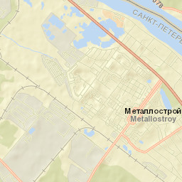 Metallostroy Street Map
