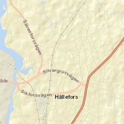 Hällefors Street Map