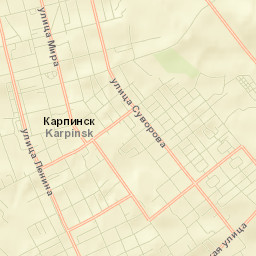 Karpinsk Street Map