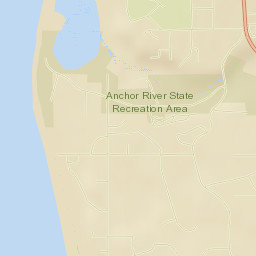 Anchor Point Street Map