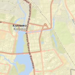 Kolpino Street Map