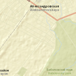 Aleksandrovskaya Street Map