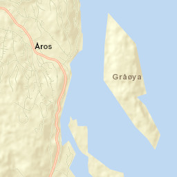 Åros Street Map