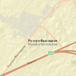 Russko-Vysotskoye Street Map