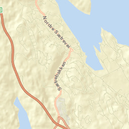 Sætre Street Map