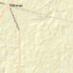 Tillberga Street Map
