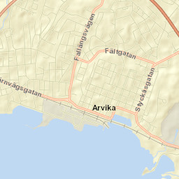 Arvika Street Map