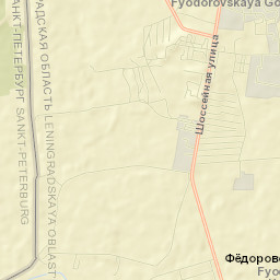 Fëdorovskoye Street Map