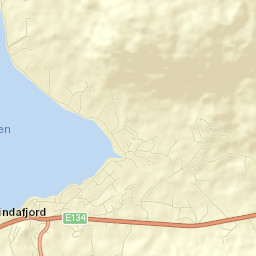 Ølen Street Map