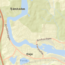 Deje Street Map