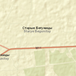 Begunitsy Street Map