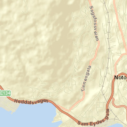 Notodden Street Map