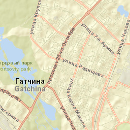 Gatchina Street Map