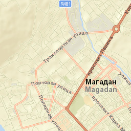 Gorod Magadan Street Map