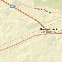 Voyskovitsy Street Map