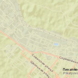 Pikalëvo Street Map