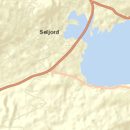 Seljord Street Map