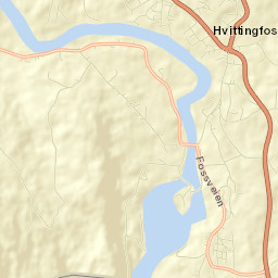 Hvittingfoss Street Map